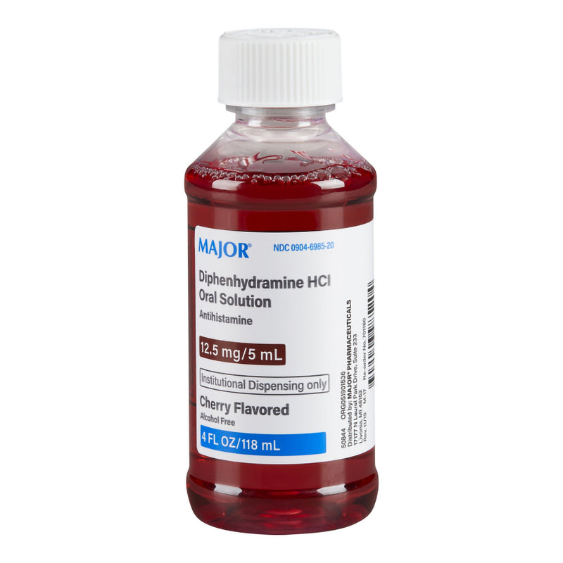 DIPHENHYDRAMINE HCL, LIQ CHERRY 12.5MG/5ML 4OZ (Over the Counter) - Img 1