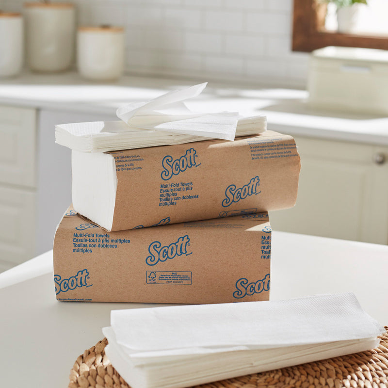 Scott® Essential Paper Towels, Multi-Fold, 9¼ x 9½ Inch, 1 Case of 4000 (Paper Towels) - Img 6