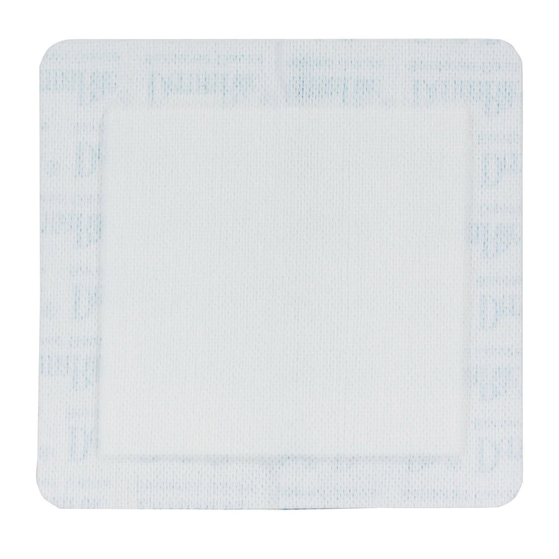 DermaRite® Gauze Adhesive Dressing, White, Sterile, 3-3/5 x 4 inch, 1 Each () - Img 2