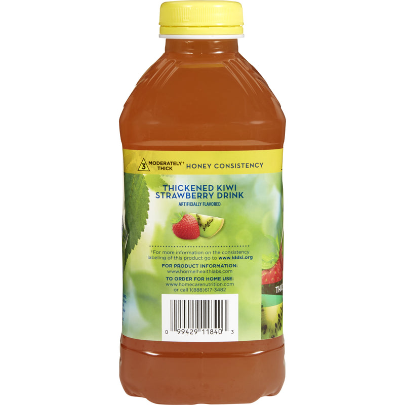 Thick & Easy® Clear Honey Consistency Kiwi Strawberry Thickened Beverage, 46-ounce Bottle, 1 Each (Nutritionals) - Img 3