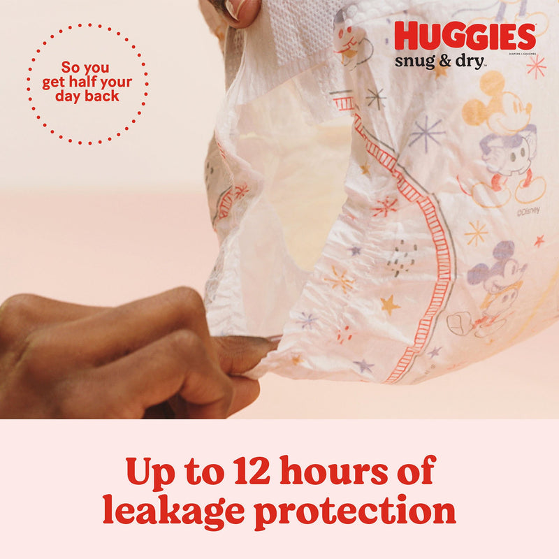 Huggies® Snug & Dry Diaper, Size 2, 34 per Package, 1 Case of 136 () - Img 3