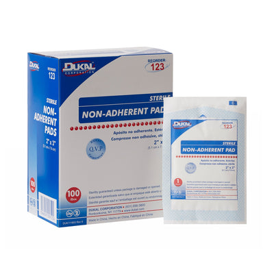 Dukal™ Non-Adherent Dressing, 2 x 3 Inch, 1 Case of 1200 (General Wound Care) - Img 2