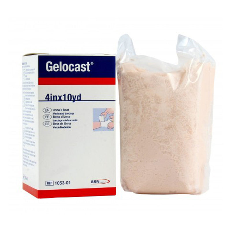 Gelocast® Unna Boot with Calamine, 4 Inch x 10 Yard, 1 Case of 12 (General Wound Care) - Img 1