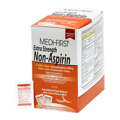 Medi-First® Acetaminophen Pain Relief, 1 Box of 500 (Over the Counter) - Img 1