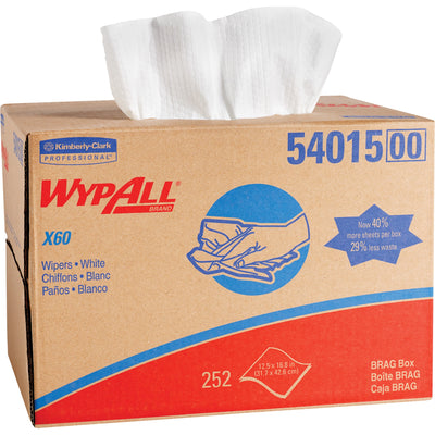 WIPER, WYPALL X60 CLOTHS (252/CS) (Pads, Sponges and Task Wipes) - Img 1