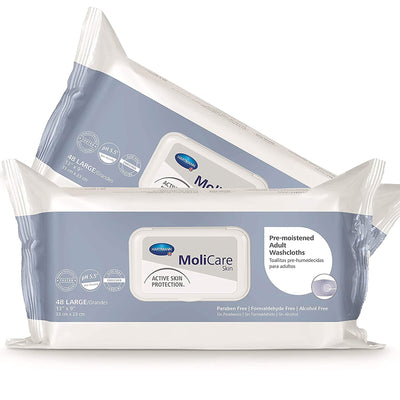 MoliCare® Scented Skin Washcloths, Soft Pack, 1 Pack of 48 (Skin Care) - Img 2