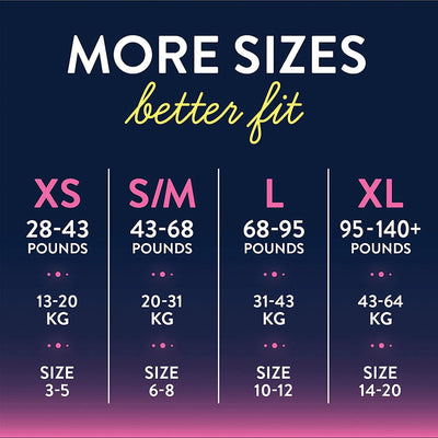 Goodnites® Girls Heavy Absorbency Nighttime Underwear, X-Small, 1 Pack of 22 () - Img 2