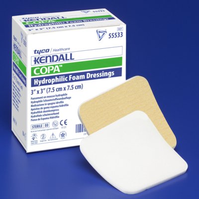 Kendall™ Foam Dressing, 8 x 8 Inch, 1 Case of 50 (Advanced Wound Care) - Img 1