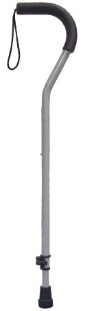 drive™ Aluminum Offset Cane, 28¾ – 37¾ Inch Height, 1 Each (Mobility) - Img 1