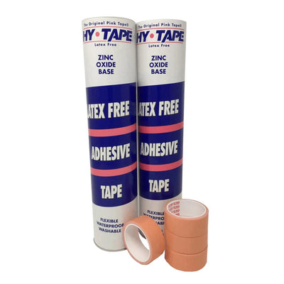 Hy-Tape® Zinc Oxide Adhesive Medical Tape, 1/2 Inch x 5 Yard, Pink, 1 Tube of 24 (General Wound Care) - Img 1