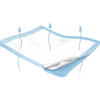 Wings™ Breathable Plus Heavy Absorbency Low Air Loss Underpad, 30 x 36 Inch, 1 Bag of 10 (Underpads) - Img 5