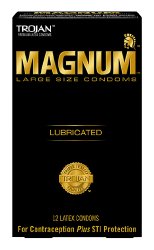 Trojan® Magnum® Latex Condom, Large, 1 Case of 1000 (Over the Counter) - Img 1