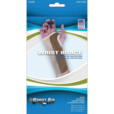 Sport-Aid™ Right Wrist Brace, Small, 1 Each (Immobilizers, Splints and Supports) - Img 1