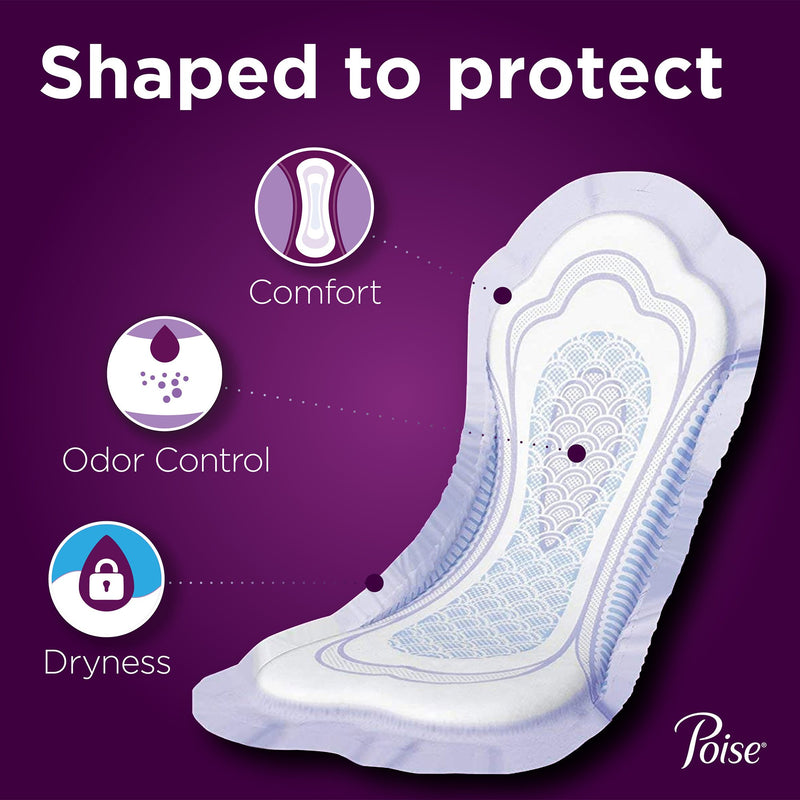 Poise Bladder Control Pads, Adult Women, Moderate Absorbency, Disposable, 12.4" Length, 1 Pack of 16 () - Img 10