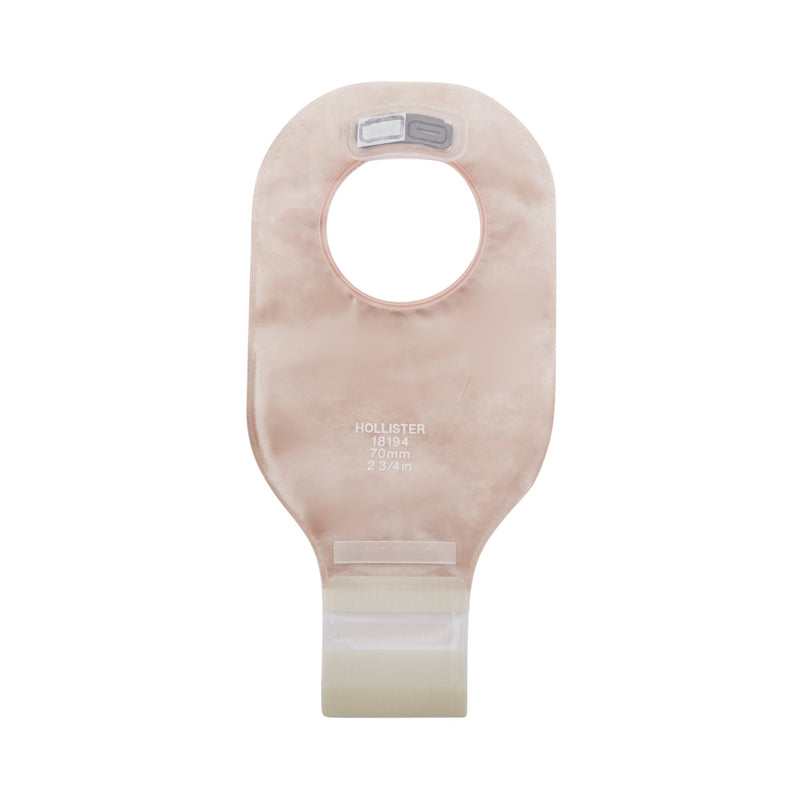 New Image™ Drainable Transparent Colostomy Pouch, 12 Inch Length, 2¾ Inch Flange, 1 Each (Ostomy Pouches) - Img 3