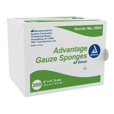 Advantage NonSterile Gauze Sponge, 4 x 4 Inch, 1 Case of 20 (General Wound Care) - Img 1