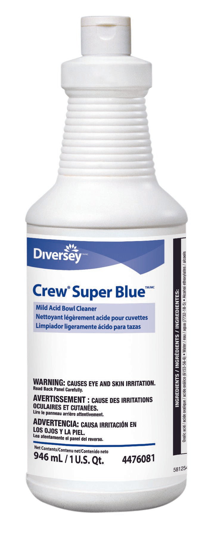 Crew® Super Blue™ Toilet Bowl Cleaner, 1 Case of 12 (Cleaners and Disinfectants) - Img 1