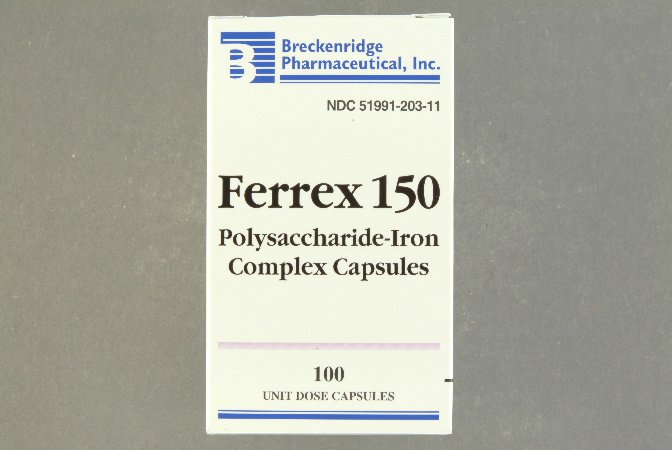 Ferrex® Polysaccharide / Iron Mineral Supplement, 1 Bottle (Over the Counter) - Img 1