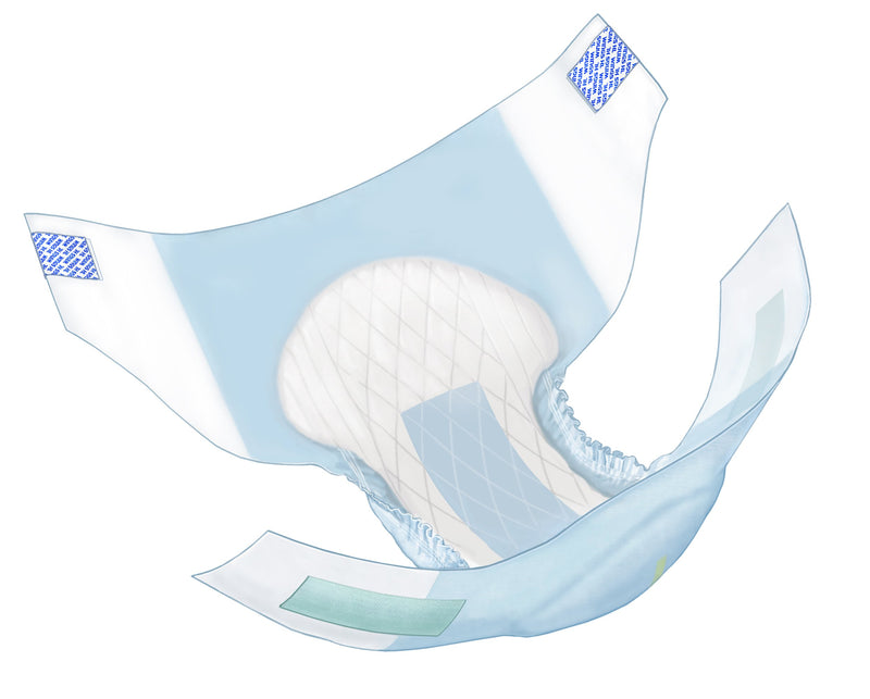 Wings™ Plus Hook & Loop Quilted Heavy Absorbency Incontinence Brief, Small, 1 Bag of 12 () - Img 1