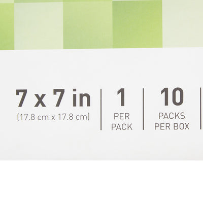 McKesson Silicone Gel Adhesive without Border Silicone Foam Dressing, 7 x 7 Inch Sacral, 1 Box of 10 (Advanced Wound Care) - Img 4