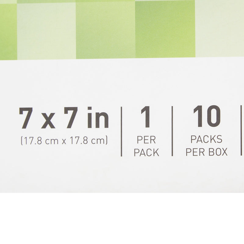 McKesson Silicone Gel Adhesive without Border Silicone Foam Dressing, 7 x 7 Inch Sacral, 1 Box of 10 (Advanced Wound Care) - Img 4