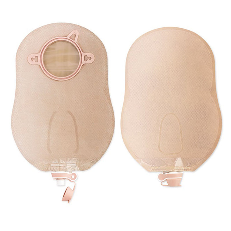 New Image™ Drainable Beige Urostomy Pouch, 9 Inch Length, 1¾ Inch Flange, 1 Box of 10 (Ostomy Pouches) - Img 1