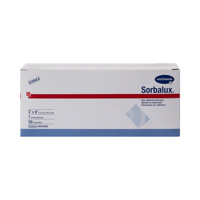 Sorbalux® Non-Adherent Dressing, 3 x 8 inch, 1 Box of 50 (General Wound Care) - Img 2