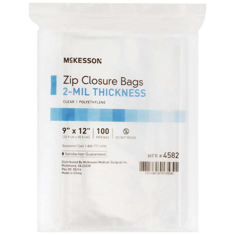 McKesson Zip Closure Bag, 9 X 12 Inches, 1 Bag (Bags) - Img 3