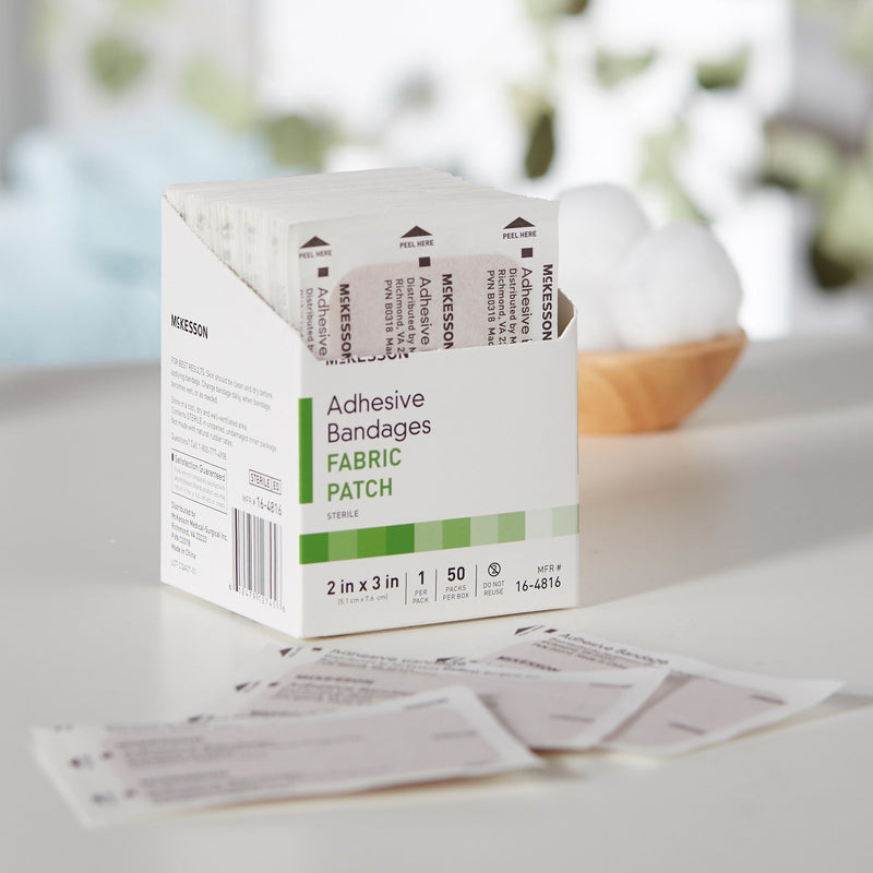 McKesson Tan Adhesive Strip, 2 x 3 Inch, 1 Box of 50 (General Wound Care) - Img 10