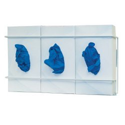 DISPENSER, GLOVE TRIPLE BOX WHT (2/PK) (PPE Dispensers) - Img 1