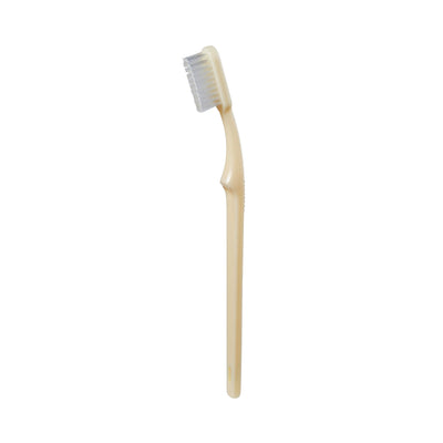 McKesson Toothbrush, Ivory, Adult Medium, 1-1/16" x 3/8" Head, 1/2" x 5-7/8" Handle, 1 Box of 144 (Mouth Care) - Img 1