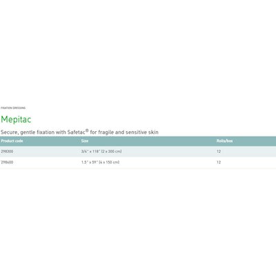 Mepitac® Silicone Medical Tape, 1-1/2 x 59 Inch, Tan, 1 Each (General Wound Care) - Img 4