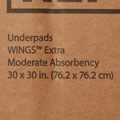 Simplicity Extra Underpad, Disposable, 30 X 30 Inch, Moderate Absorbency, Blue, 1 Case of 10 (Underpads) - Img 6