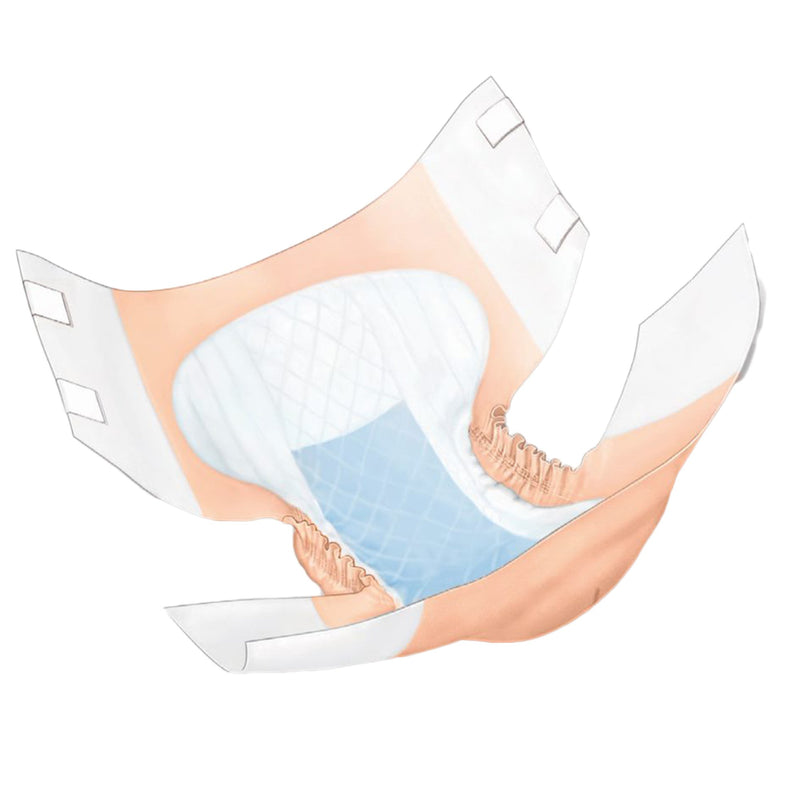 Wings™ Quilted Plus with BreatheEasy™ Technology Incontinence Brief, Small, 1 Bag of 12 () - Img 2