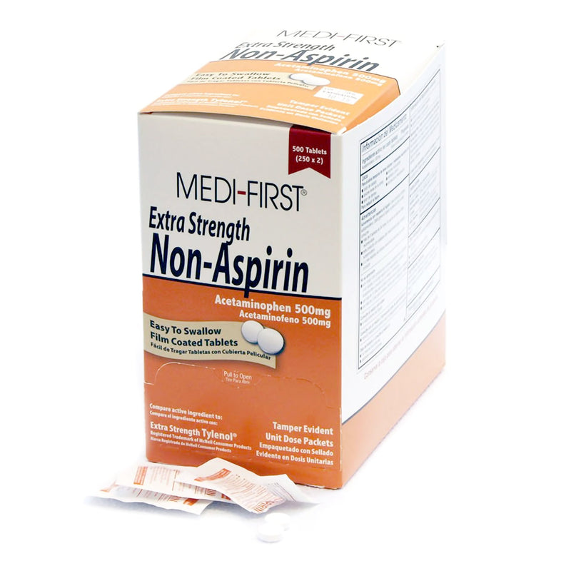 Medi-First® Acetaminophen Pain Relief, 1 Box of 500 (Over the Counter) - Img 3