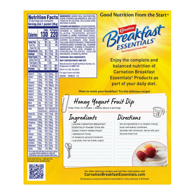 Carnation Breakfast Essentials® Vanilla Oral Supplement, 1.26 oz. Packet, 1 Case of 60 (Nutritionals) - Img 2