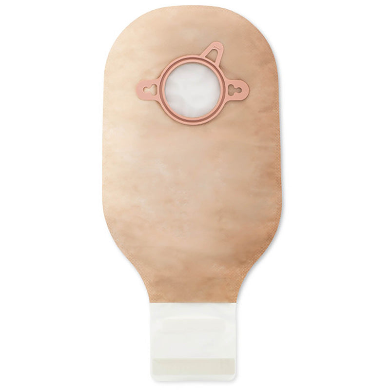 New Image™ Drainable Beige Colostomy Pouch, 12 Inch Length, 1¾ Inch Flange, 1 Box of 10 (Ostomy Pouches) - Img 2