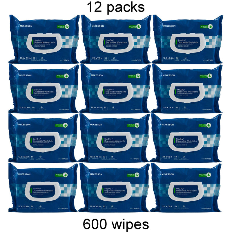 StayDry® Scented Personal Wipe, 50 Count Soft Pack, 1 Case of 12 (Skin Care) - Img 3