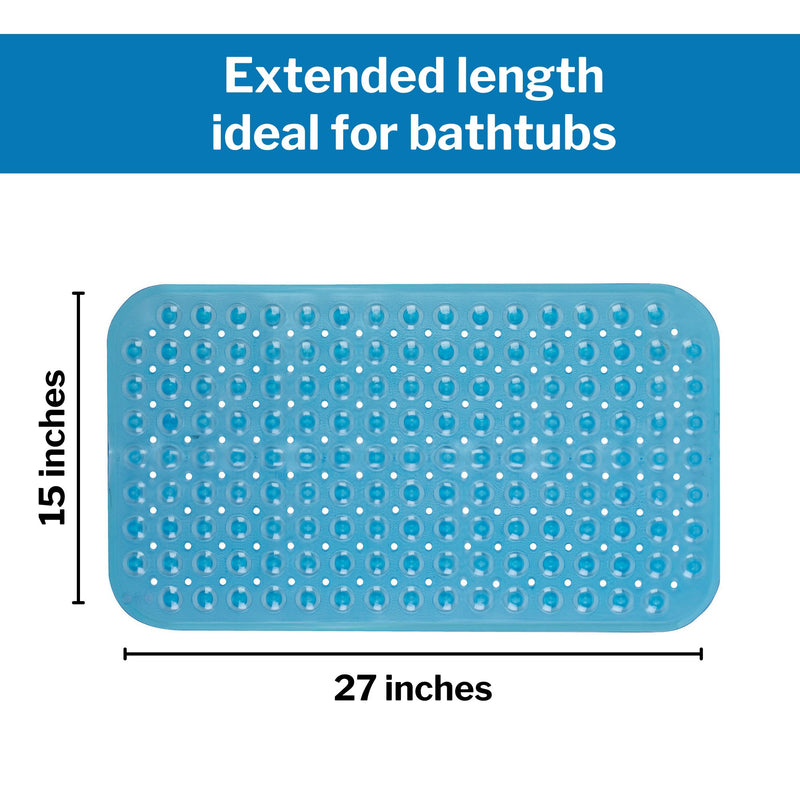 Theracare Non-Slip Bath Mat for Tub, Antifungal - 15 in x 27 in, 1 Each (Bath Mats) - Img 7