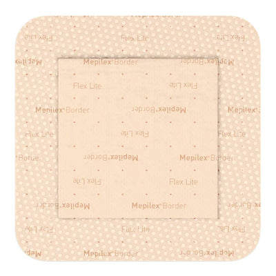 Mepilex® Border Flex Lite Silicone Foam Dressing, 6 x 6 Inch, 1 Each (Advanced Wound Care) - Img 1