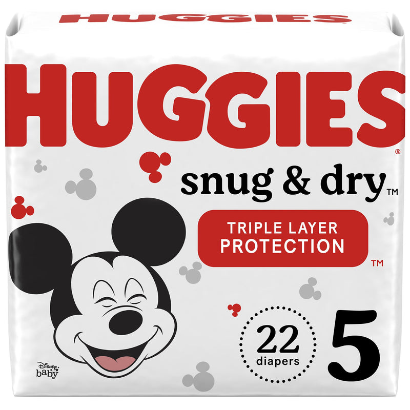 Huggies® Snug & Dry Diaper, Size 5, 22 per Package, 1 Pack of 22 () - Img 1