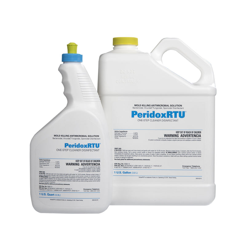 PeridoxRTU® Sporicidal Peroxide Based Surface Disinfectant Cleaner, 32 oz. Bottle, 1 Case of 6 (Cleaners and Disinfectants) - Img 2