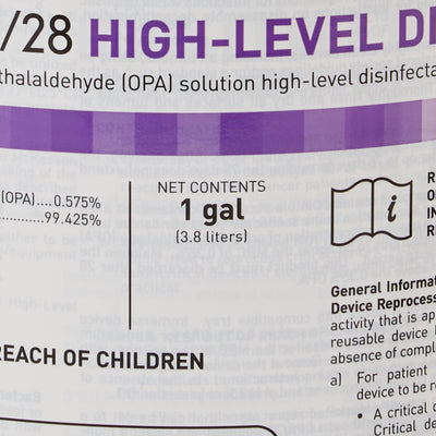 McKesson OPA High Level Disinfectant, 1 gal. Jug, 1 Case of 4 (Cleaners and Solutions) - Img 2