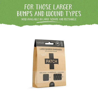 Patch™ Adhesive Strip with Charcoal, 3/4 x 3 Inch, 1 Box of 5 (General Wound Care) - Img 2