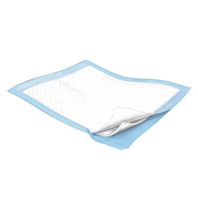 Simplicity Extra Underpad, Disposable, 23 X 24 Inch, Moderate Absorbency, Blue, 1 Case of 200 (Underpads) - Img 4