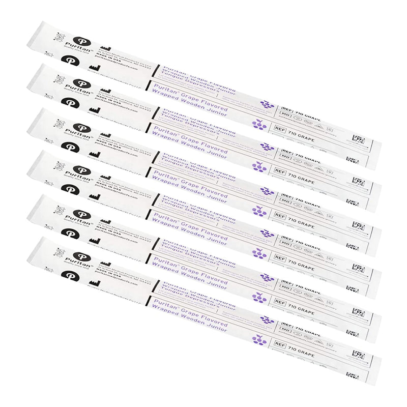 Puritan® Grape Flavored Tongue Depressor, 1 Box of 50 (Tongue Depressors) - Img 4