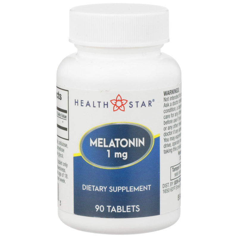 Health*Star® Melatonin Natural Sleep Aid, 1 Bottle (Over the Counter) - Img 2