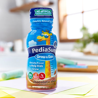 PediaSure® Grow & Gain Chocolate Pediatric Oral Supplement, 8 oz. Bottle, 1 Pack of 6 () - Img 8