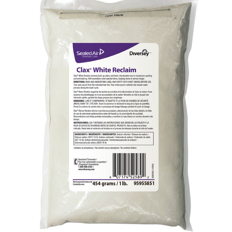 CHLORINE, LAUNDRY CLAX MAGIC WHT RECLAIM 1LB (12/CS) (Detergents) - Img 1