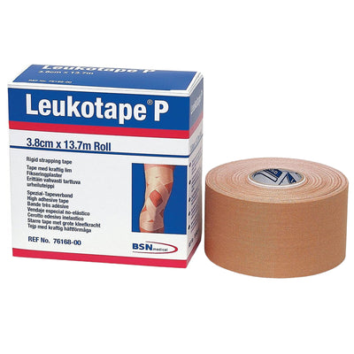 Leukotape® P Rayon / Zinc Oxide Orthopedic Corrective Tape, 1-1/2 Inch x 15 Yard, Beige, 1 Roll (General Wound Care) - Img 1